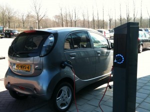Mode 3 EV zuil van RVS