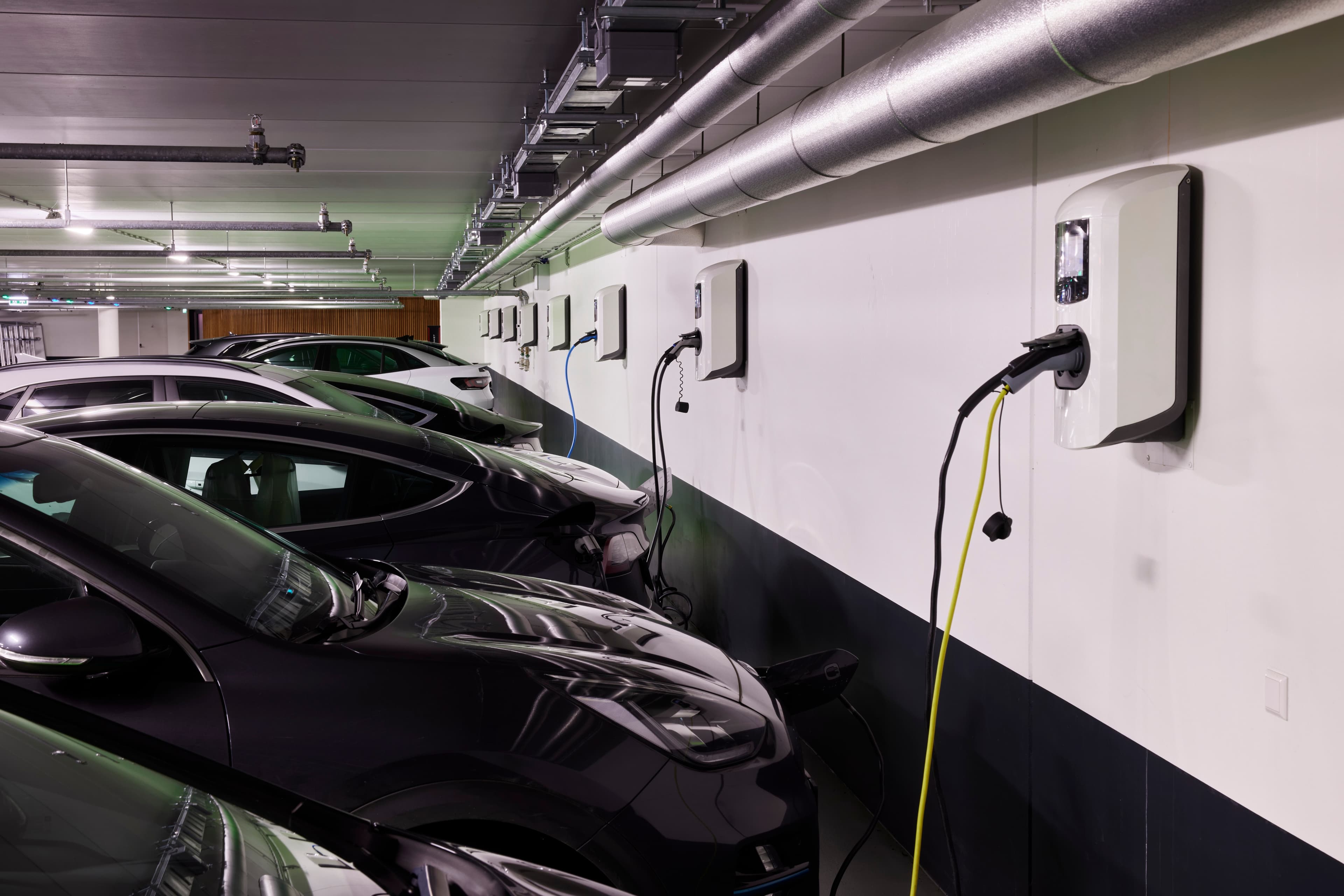 Laadpaal voor parkeergarage